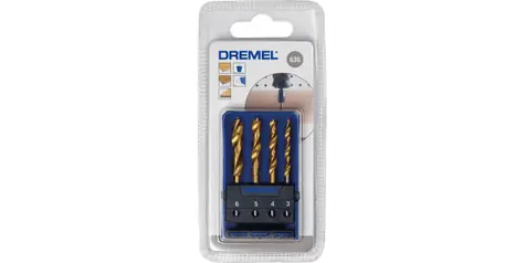 Dremel 26150636JA sada spirálových vrtáků do dřeva / 3 & 4  5 & 6 mm / 4 ks