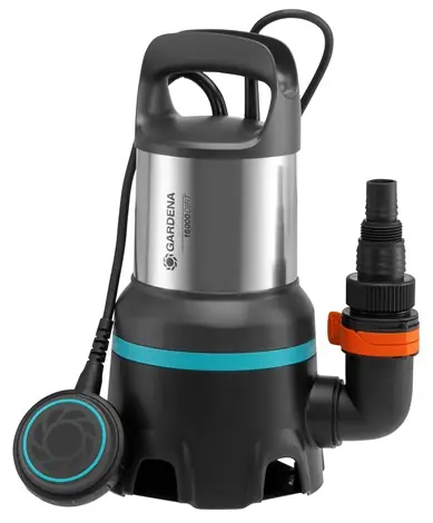Gardena 09042-20 / Vodní kalové čerpadlo / 450W / ponor až 7m / 16.000 l-h