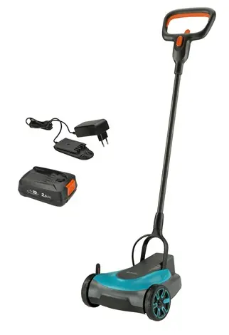 Gardena 14620-20 HandyMower 22 18V P4A / Akumulátorová sekačka na trávu / Šířka záběru 22 cm 