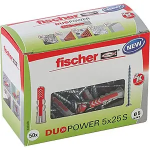 fischer DUOPOWER 5x25 S LD / 2komponentní hmoždinka 25 mm 5 mm / 50 ks / doprodej
