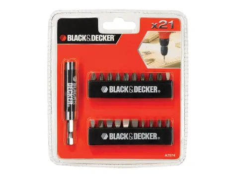 Black&Decker A7074 / Sada šroubovacích bitů / 21 ks