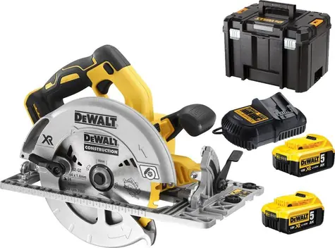 DeWalt DCS572P2 / Aku kotoučová pila / 18 V / kotouč 184mm / 2x 5.0Ah
