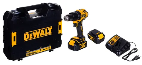 DeWalt DCD709M2T / Aku vrtací šroubovák / 18V / 13mm sklíčidlo / 1.650 ot-min / 65 Nm / 2x 4.0 Ah