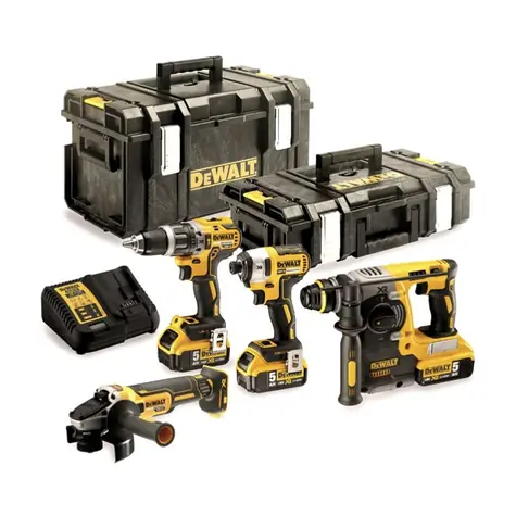 DeWalt DCK422P3 / Sada Aku nářadí:DCK422P3 + DCH273 + DCD796 +  DCG405 + DCE887 / 3x 18V|5.0Ah