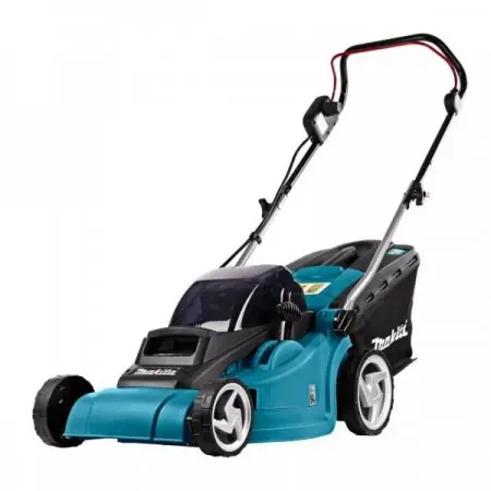 Makita DLM382PT2 / Aku Sekačka na trávu / 2 x 18V / záběr 38 cm / koš 40 l  / 2x 5.0 Ah
