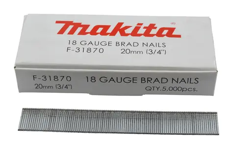 Makita F-31870 kolářské hřebíky pro AF505 / 20mm / 5000 ks 