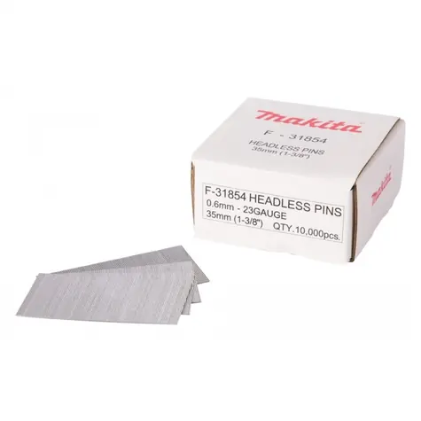 Makita F-31854 Pins Hřebíky nastřelovací nerezové / 35mm / 10000 ks