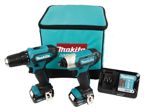 Makita CLX224A / sada aku nářadí / DF333D&TD110D / 2x 2.0Ah / nabíječka / kufr