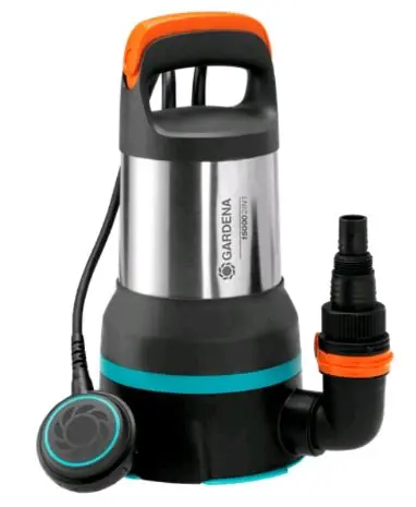 Gardena 09048-20 / ponorné kalové čerpadlo / 550W / ponor až 7m / 15.000 l/h