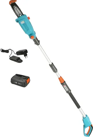 Gardena Cordless Pole Pruner 20/18v P4A / Akumulátorová teleskopická vyvětvovací pila TCS / s Aku