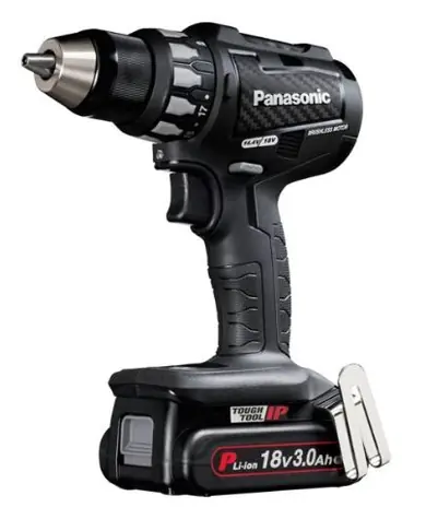 Panasonic EY74A2PN2G černá / aku vrtačka / 18V / 1580 ot-min / 50Nm 