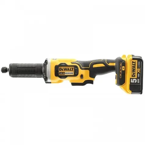 DeWalt DCG426P2 / Aku přímá bruska / Kleština 6mm / 18V / 2x 5.0 Ah / 25.000 ot-min / Pr. kotouče 38mm / Kufr