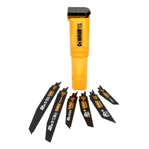DeWalt DT2440L / 6-ti dílná sada pilových plátků na dřevo a kov