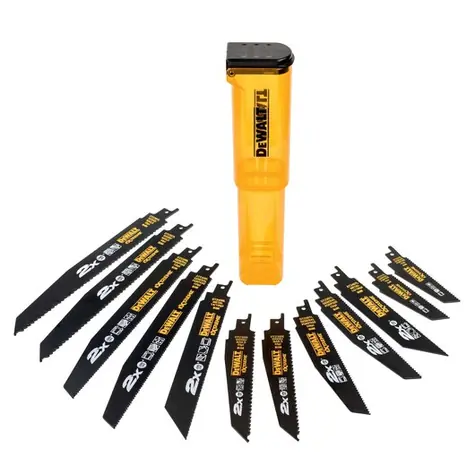 DeWalt DT2441L / 12-ti dílná sada pilových plátků na dřevo a kov