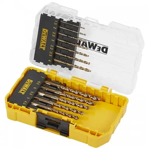 DeWalt DT70710 / Sada vrtáků do kovu Extreme 2 / HSS-G / 1.5-7 mm / 13 ks 