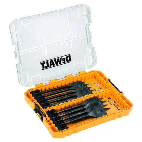 DeWalt DT70751 / Sada plochých vrtáků do dřeva Extreme / 12-32 mm / 9 ks 