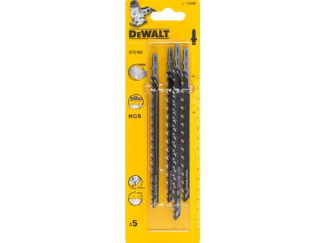 DeWalt DT2169 / Sada 5 ks pilových listů HCS / pro přímočaré pily
