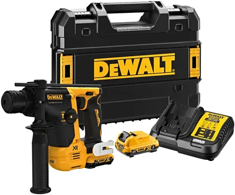 DeWalt DCH072L2 / Aku vrtací kladivo / SDS-Plus / 12V / 1.1J / 2x Aku 3.0Ah / nabíječka / kufr