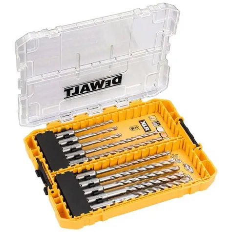 DeWalt DT70752 / Sada 10ks karbidových vrtáků / SDS-Plus / 5/6/6.5/8/10/12 mm