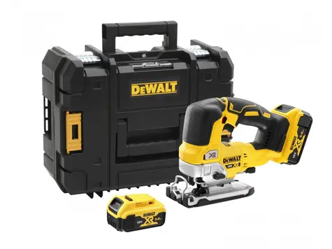 DeWalt DCS334P2 / Aku přímočará pila / 18V / 3.200 z-min / Zdvih 26 mm / 2x 5.0Ah / nabíječka / kufr
