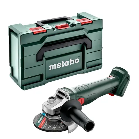 Metabo W 18 L 9-125 Quick - bez Aku / Aku úhlová bruska / 18V / Průměr 125 mm / 8500 ot-min / metaBOX / bez aku