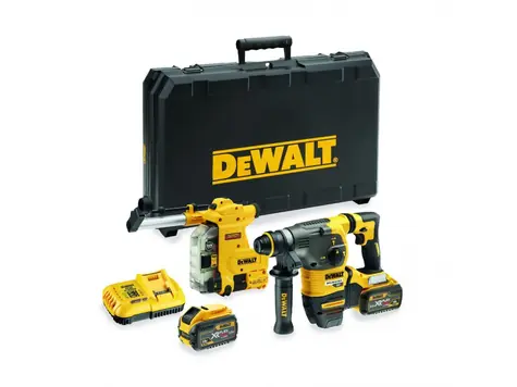 DeWalt DCH335X2 / Aku kombinované kladivo / SDS Plus / 54V XR / 4480 úderů-min / 3.5J / 2x 9Ah / nabíječka / kufr