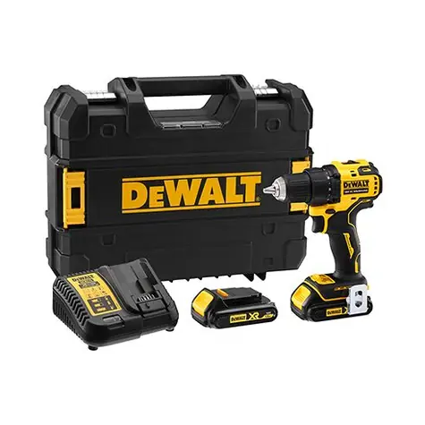 DeWalt DCD708S2T / Aku vrtací šroubovák / 18V / 13mm sklíčidlo / 1.650 ot-min / 65 Nm / 2x1.5Ah / nabíječka / kufr