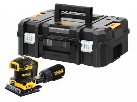 DeWalt DCW200NT / Aku vibrační bruska / 18V / 108x115 mm / 12000-14000 kmitů-min / bez aku / kufr