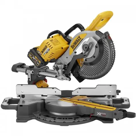 DeWalt DCS727T2 / Aku pokosová pila / 54V / 4.300 ot-min / 250 mm / 2x 6Ah / nabíječka
