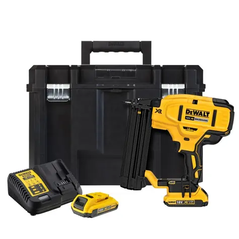 DeWalt DCN680D2 / Aku hřebíkovačka / 18V / Délka hřebíku: 15-54 mm / 2x 2Ah / nabíječka / kufr