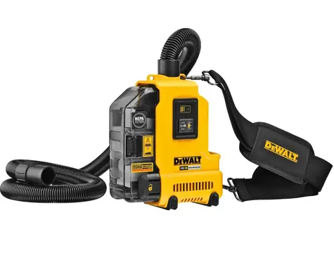 DeWalt DWH161N / Aku odsavač prachu / 18V / bez aku / Nádoba 0.21 l / 540 l-min