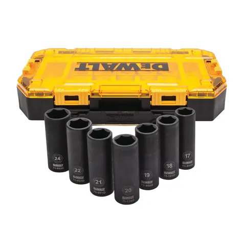 DeWalt DWMT74737 Sada 7ks prodloužených rázových hlavic 1/2
