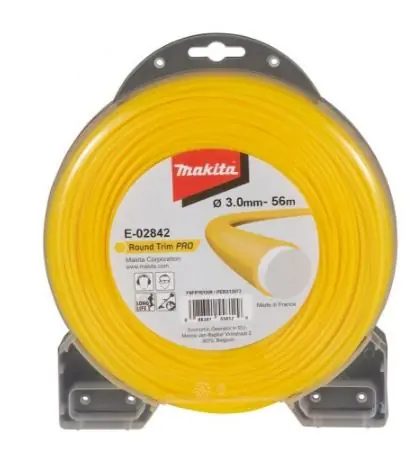 Makita E-02711 - struna nylonová Pro 3.0mm žlutá / 56m