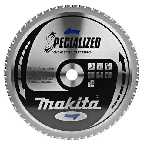 Makita B-34132 / pilový kotouč na kov / průměr 305 x 25.4mm / počet zubů 60