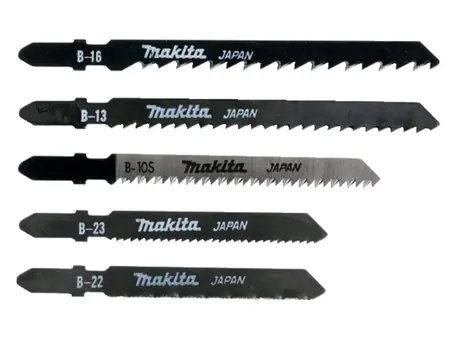 Makita A-86898 Sada pilových plátků 5 ks / pro přímočaré pily B10 & B13 & B16 & B22 & B23