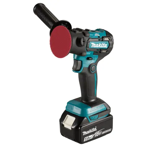 Makita DPV300RTJ / Aku Leštička / 18V / Průměr 75 mm / 9500 ot-min / 2x5.0 Ah