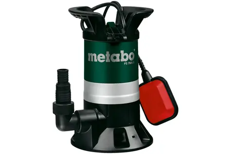 Metabo PS 7500 S / ponorné čerpadlo na znečištěnou vodu / 0.5 bar / 450w / 7500 l/h / max. výtlak 5m