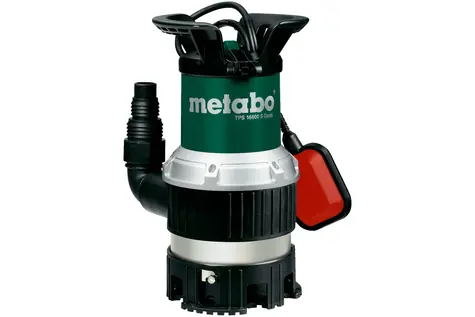 Metabo TPS 16000 S COMBI / kombinované ponorné čerpadlo / 0.95 bar / 970W / 16000 l/h / max. výtlak 9.5m / závit 1 1/2