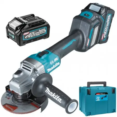 Makita GA023GM201 / Aku Úhlová bruska / 40V / 125 mm / 8.500 ot-min / 2x 4.0 Ah