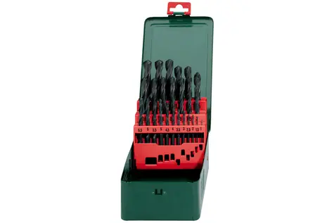 Metabo 627152000 Kazeta vrtáků do kovu / HSS-R / 25 ks / 1-13 mm