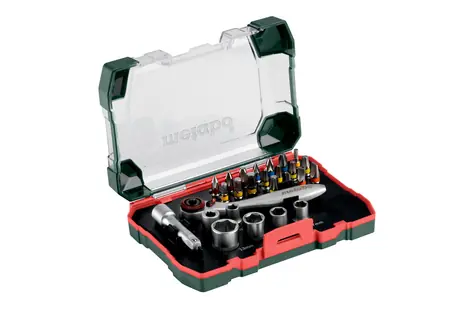 Metabo 626701000 Box s bity a ráčnou SP 26ks