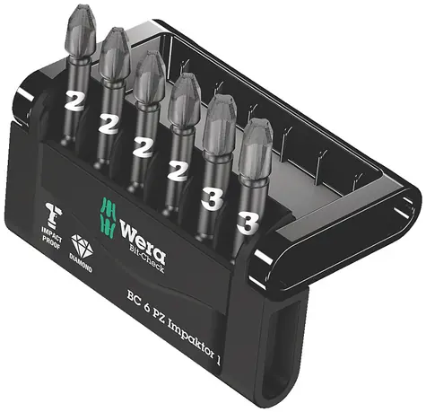 WERA Bit-Check 6 PZ Impaktor 1 / 6 dílný / doprodej