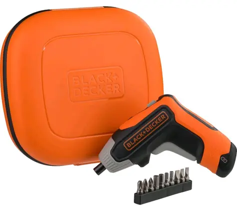 Black&Decker BCF611CK / Aku Šroubovák / 3.6V / 1.5Ah / 180 ot-min / Upnutí šestihran 1|4
