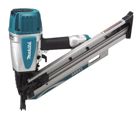 Makita AN943K / Pneu Hřebíkovačka / Tlak 4.4 - 8.3 bar / Délka hřebíku 50 - 90 mm / Zásobník 60-84 k
