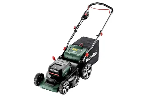 Metabo RM 36-18 LTX BL 46 - bez Aku / aku sekačka na trávu / 18V / koš 55 l / Bez Aku