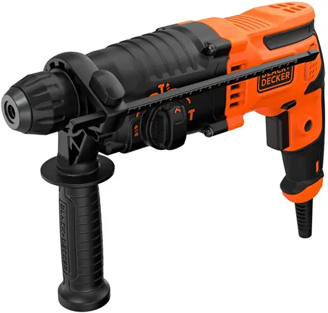 Black&Decker BEHS01K / Kombinované vrtací a sekací kladivo / 650W / 1600 ot-min / 5.500 úderů-min / 1.4J / SDS-plus