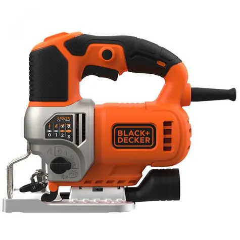 Black&Decker BES610 / Přímočará pila / 650W / Zdvih 19 mm / až 3100 zdvihů-min / Hloubka řezu 90 mm
