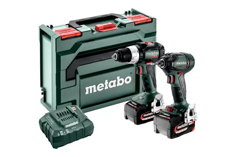 Metabo 685123650 / Aku set / vrtací šroubovák BS 18 LT BL + příklepový utahovák SSD 18  LTX 200 BL / 2x5.2Ah