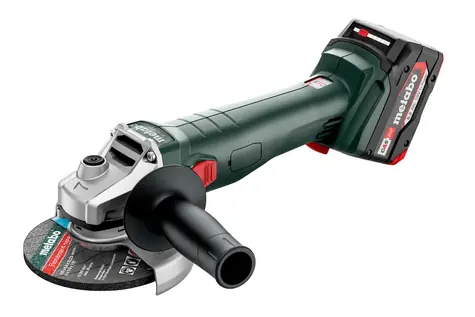 Metabo W 18 L 9-125 Quick / Aku úhlová bruska / 18V / Průměr 125 mm / 8500 ot-min / metaBOX / 2x 5.2Ah / nabíječka
