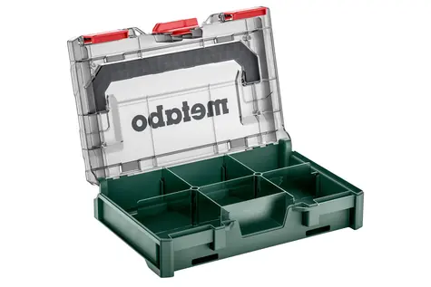 Metabo Organizér metaBOX 63 XS prázdný / Rozměry 239 x 147 x 40 mm / ABS